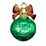 Happy Holidays Ornament - Hand Painted #2747HPGL