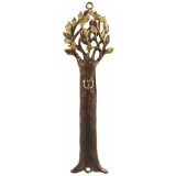 Tree Seasons Mezuzah - Brown Tree Seasons Mezuzah - Brown