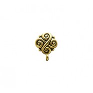 4 Swirl Earring Top #2004P 4 Swirl Earring Top #2004P
