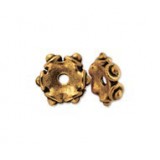 6 Pointed Disc Rondelle Bead #3074 