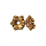6 Pointed Disc Rondelle Bead #3074  6 Pointed Disc Rondelle Bead #3074