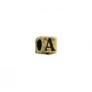 'A' Block Letter Bead #A_BL