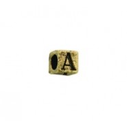 'A' Block Letter Bead #A_BL 'A' Block Letter Bead #A_BL