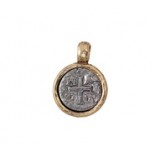 Ancient Cross In Bezel 2-Tone #6414 Ancient Cross In Bezel 2-Tone #6414