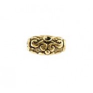 Baroque Scroll Tube Bead #4304 Baroque Scroll Tube Bead #4304