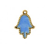 Beaded Edge Chamsa Hand - Hand Painted #4619 Beaded Edge Chamsa Hand - Hand Painted #4619