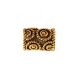 Bull's Eye Pattern Tube Bead #4157 Bull's Eye Pattern Tube Bead #4157