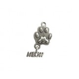 Cat Paw with Meow - Self Linker #3857SL