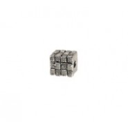 Checkered Surface Cube Bead #3801 Checkered Surface Cube Bead #3801