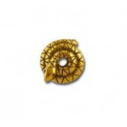 Coiled Snake Bead Cap #6182 Coiled Snake Bead Cap #6182