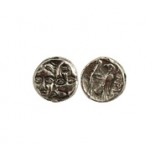 Coin Bead with 2 Faces #1044B
