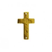 Cross 2-Holes- Flat/Hammered #6243 Cross 2-Holes- Flat/Hammered #6243