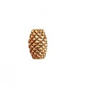 Cross Hatch Tube Bead #4038 Cross Hatch Tube Bead #4038
