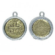 Cross in Bezel 2-Tone #6484 Cross in Bezel 2-Tone #6484