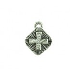 Cross On Diamond Shape Drop #6393 Cross On Diamond Shape Drop #6393