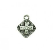 Cross On Diamond Shape Drop #6393 Cross On Diamond Shape Drop #6393