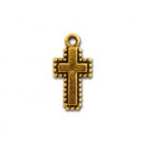 Cross with Beaded Edge (Small) #6191