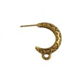 Eartop Half-Hoop with Post- Leopard Spots #6184