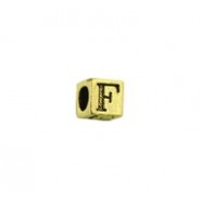 'F' Block Letter Bead #F_BL 'F' Block Letter Bead #F_BL