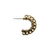 Filigree Hoop Earring Top #2071P