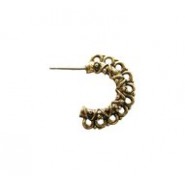 Filigree Hoop Earring Top #2071P Filigree Hoop Earring Top #2071P