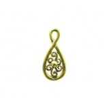 Filigree Swirl Tear Drop #3938