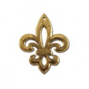 Fleur De Lis Open Style with Hole #6235 Fleur De Lis Open Style with Hole #6235