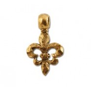 Fleur De Lis with Hammered Texture #4904 Fleur De Lis with Hammered Texture #4904