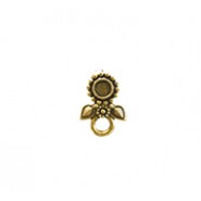 Flower Setting Earring Top #3576Cl