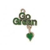 Go Green - Self Linker- Hand Painted #4609SLHP