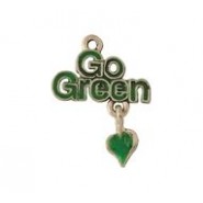Go Green - Self Linker- Hand Painted #4609SLHP Go Green - Self Linker- Hand Painted #4609SLHP