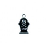 RIP Tombstone with Skull - Hand Painted #4375HP RIP Tombstone with Skull - Hand Painted #4375HP