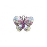 Spring Butterfly - with Stones - Hand Painted #3364AHP