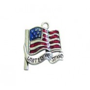 United We Stand Flag - Hand Painted #2592HP United We Stand Flag - Hand Painted #2592HP