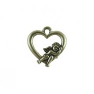 Heart with Cherub #6174 Heart with Cherub #6174