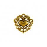 Heart with Filigree Scrolls #3220