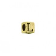 'L' Block Letter Bead #L_BL