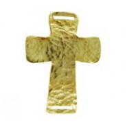 Cross Connector Hammered (Large) #6297
