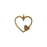 Open Heart Pendant (Large) #6079 Open Heart Pendant (Large) #6079