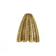 Ribbed Bead Cap  (Large) #6347 Ribbed Bead Cap  (Large) #6347