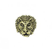 Lion Head Bead #6487