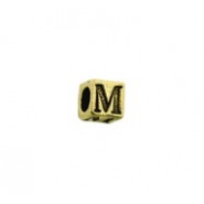 'M' Block Letter Bead #M_BL