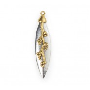 Narrow Ellipse with Vine-like Top (2-Tone) #6585 Narrow Ellipse with Vine-like Top (2-Tone) #6585