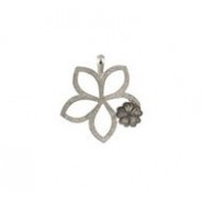 Open Flower Pendant #6078