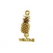 Pineapple with Welcome - Self Linker #4980SL Pineapple with Welcome - Self Linker #4980SL