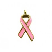 Pink Ribbon - Breast Cancer - Hand Painted #1801HP