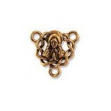 Praying Madonna Rosary Connector #4011 Praying Madonna Rosary Connector #4011