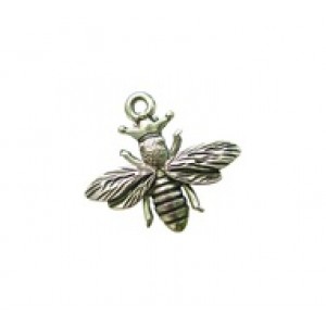 Queen Bee with Crown #3612 | Quest Beads & Cast - Charms and Beads Made in the USA