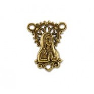 Rosary Connector with Mary (3-Loops) #6057