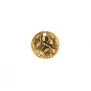 Round Earring Top Ivy with Post (11mm) #6410P